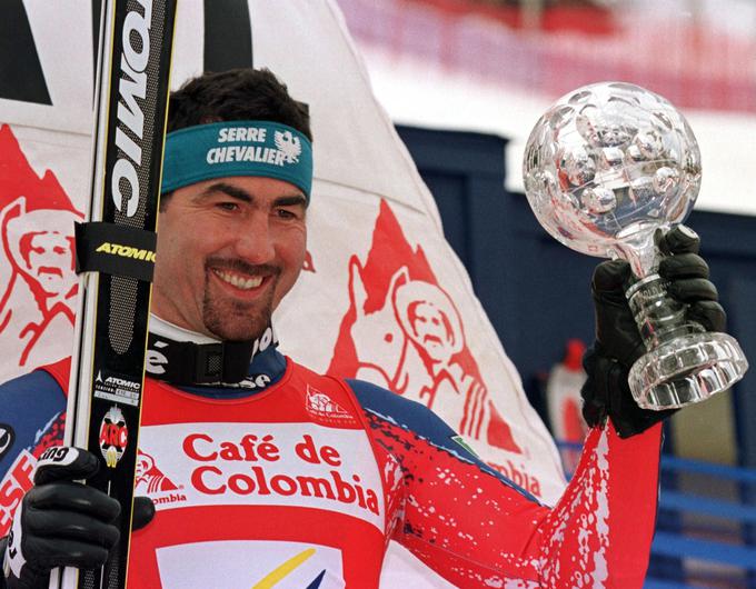 Trikrat zapored je bil najboljši smukač svetovnega pokala (1995-1997), leta 1997 pa je osvojil tudi superveleslalomski in veliki kristalni globus. | Foto: Reuters