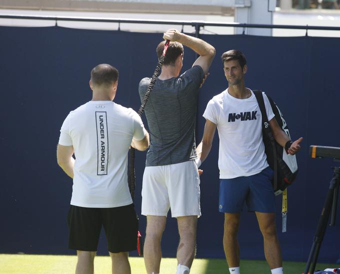 Novak Đoković in Andy Murray se poznata že dolgo, kar bi bila lahko prednost pri njunem sodelovanju. | Foto: Guliverimage