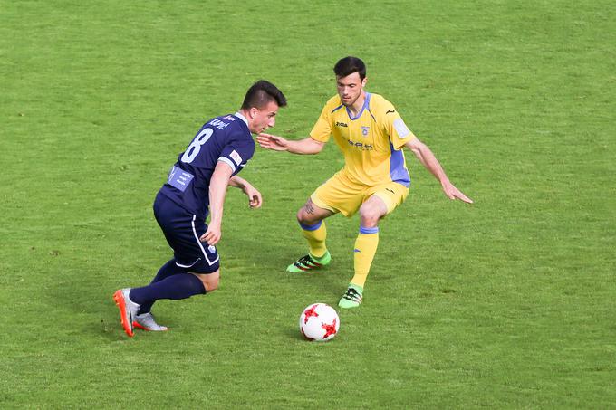 Gorica vodi pri Domžalah, ki so tokrat gostitelji na Ptuju. | Foto: Žiga Zupan/Sportida