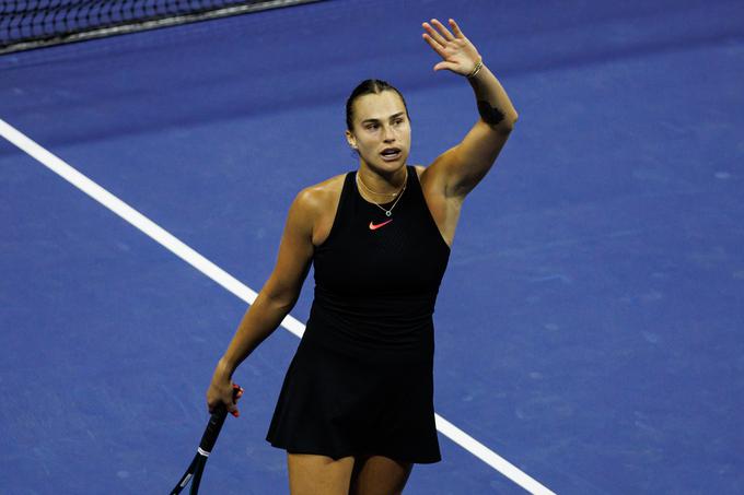 Sabalenka je še četrtič napredovala do finala enega od turnirjev velike četverice. | Foto: Reuters