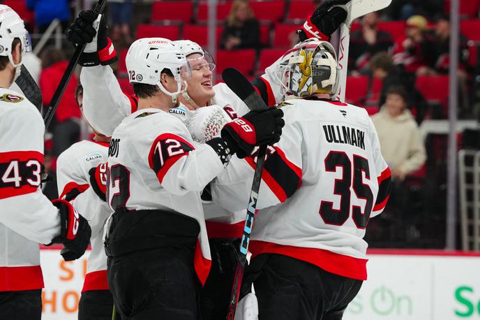 Linus Ullmark, Ottawa Senators | Linus Ullmark je ob zmagi Ottawe zaustavil vseh 32 strelov gostiteljev. | Foto Reuters