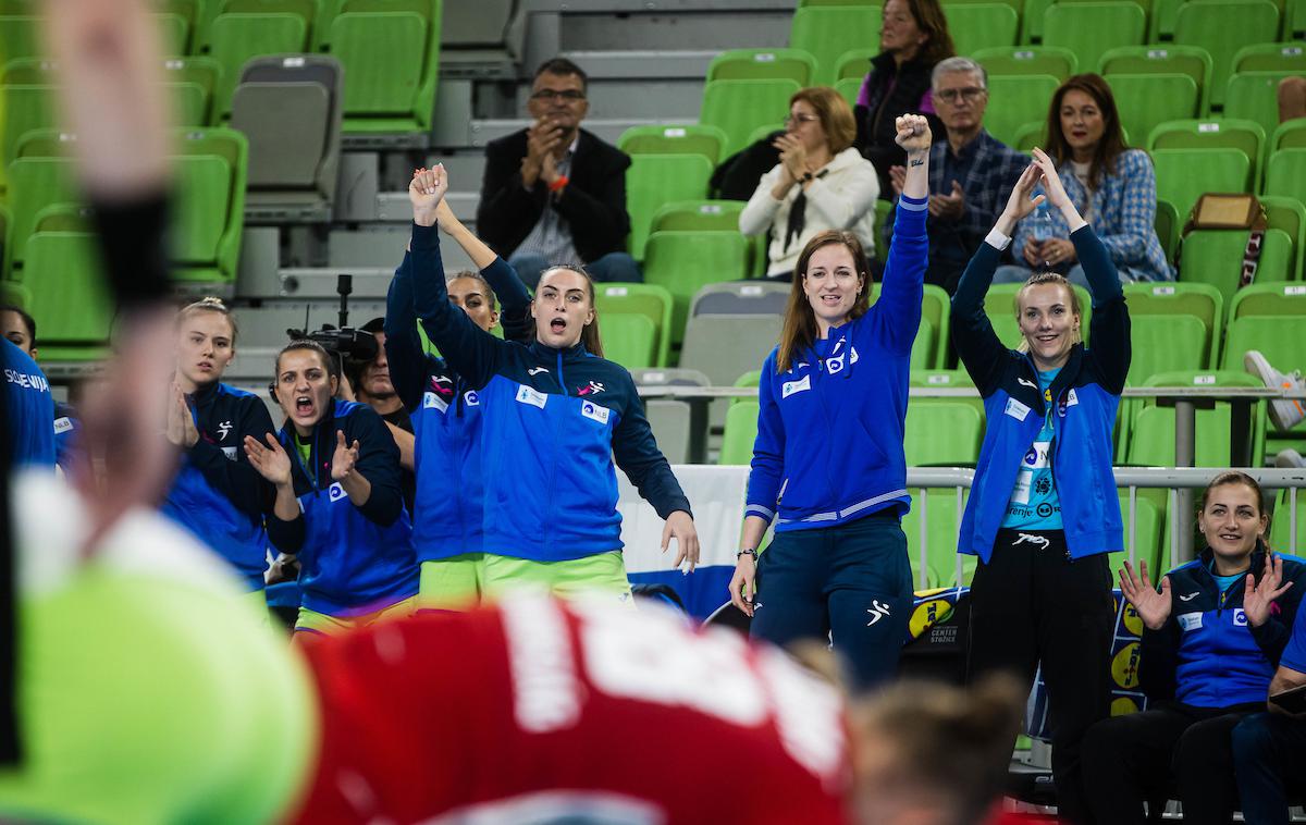 Prijateljska tekma Slovenija - Madžarska, slovenska ženska rokometna reprezentanca | Slovenke bodo čez devet dni domače evropsko prvenstvo odprle s tekmo proti Danski. Še ta teden bodo s Hrvaško odigrale pripravljalni tekmi. | Foto Grega Valančič/Sportida