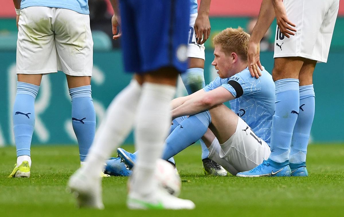 Kevin de Bruyne | Kevin de Bruyne se je pred zaključkom sezone poškodoval. | Foto Reuters