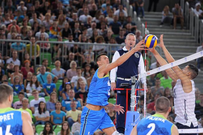 Slovenija odbojka | Slovenija je generalki pred SP izgubila proti ZDA. | Foto Aleš Oblak