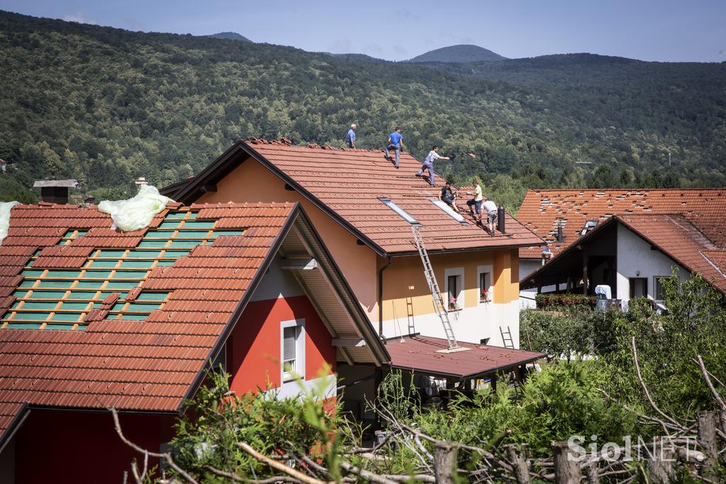 Posledice toče v Črnomlju, v Beli krajini.