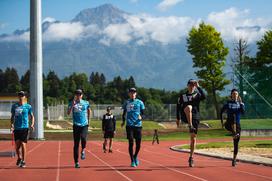 Slovenski skakalci trening Kranj