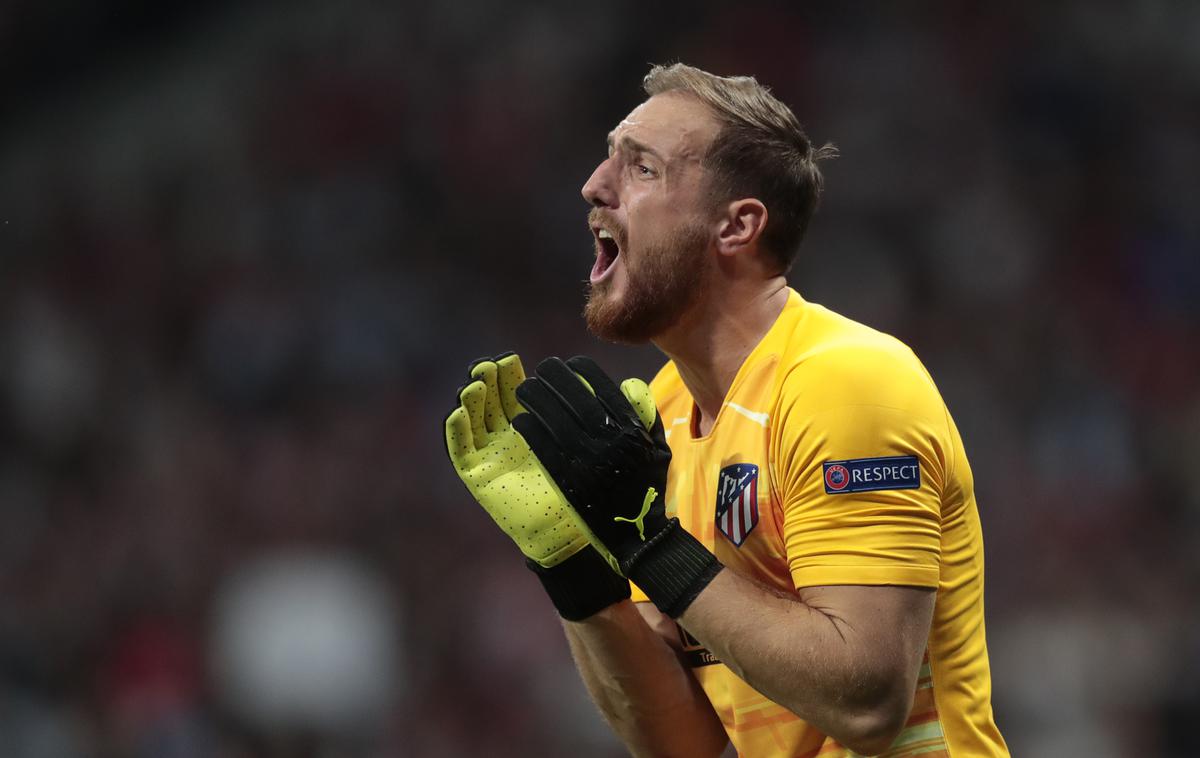 Jan Oblak | Jan Oblak bo z Atleticom znova gostoval v Liverpoolu, kjer je pred poldrugim letom blestel in izločil sloviti angleški klub. | Foto Guliverimage