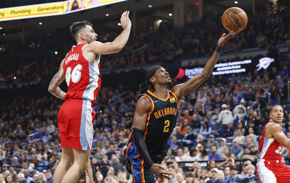 Shai Gilgeous-Alexander | Shai Gilgeous-Alexander je ekipo popeljal do 11. zaporedne zmage. | Foto Reuters