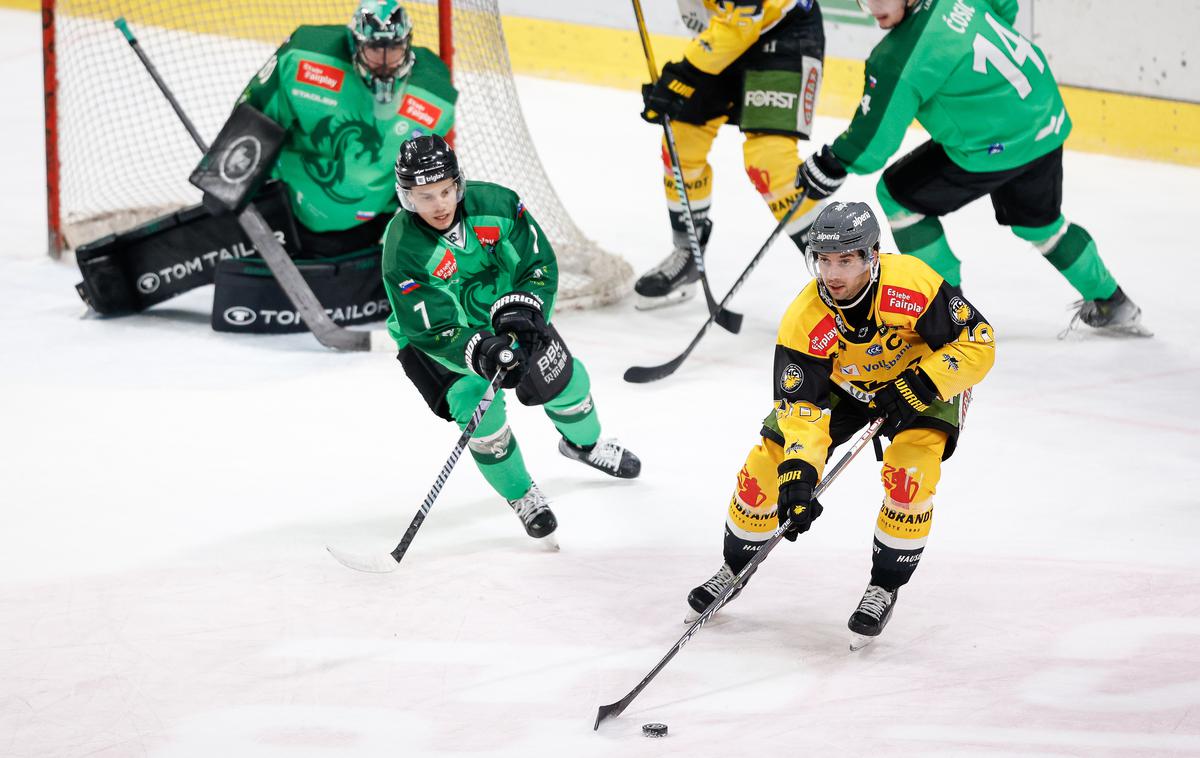 ICEHL: HK Olimpija - Pustertal | Olimpija na Južnem Tirolskem nujno potrebuje zmago. Če bo izgubila, bo njene sezone v tem tekmovanju konec. | Foto Luka Kotnik