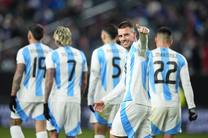 Giovani Lo Celso se je vpisal med strelce za Argentino proti Salvadorju. | Foto: Guliverimage