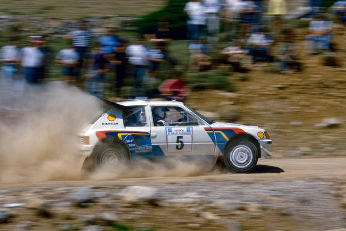 Peugeot 205 T16 je bil v osemdesetih letih eden najuspešnejših dirkalnikov skupine B. 
 | Foto: Peugeot