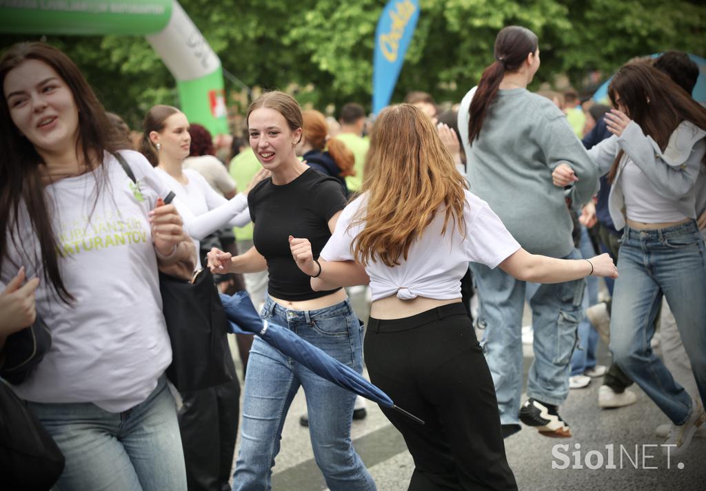 Parada ljubljanskih maturantov