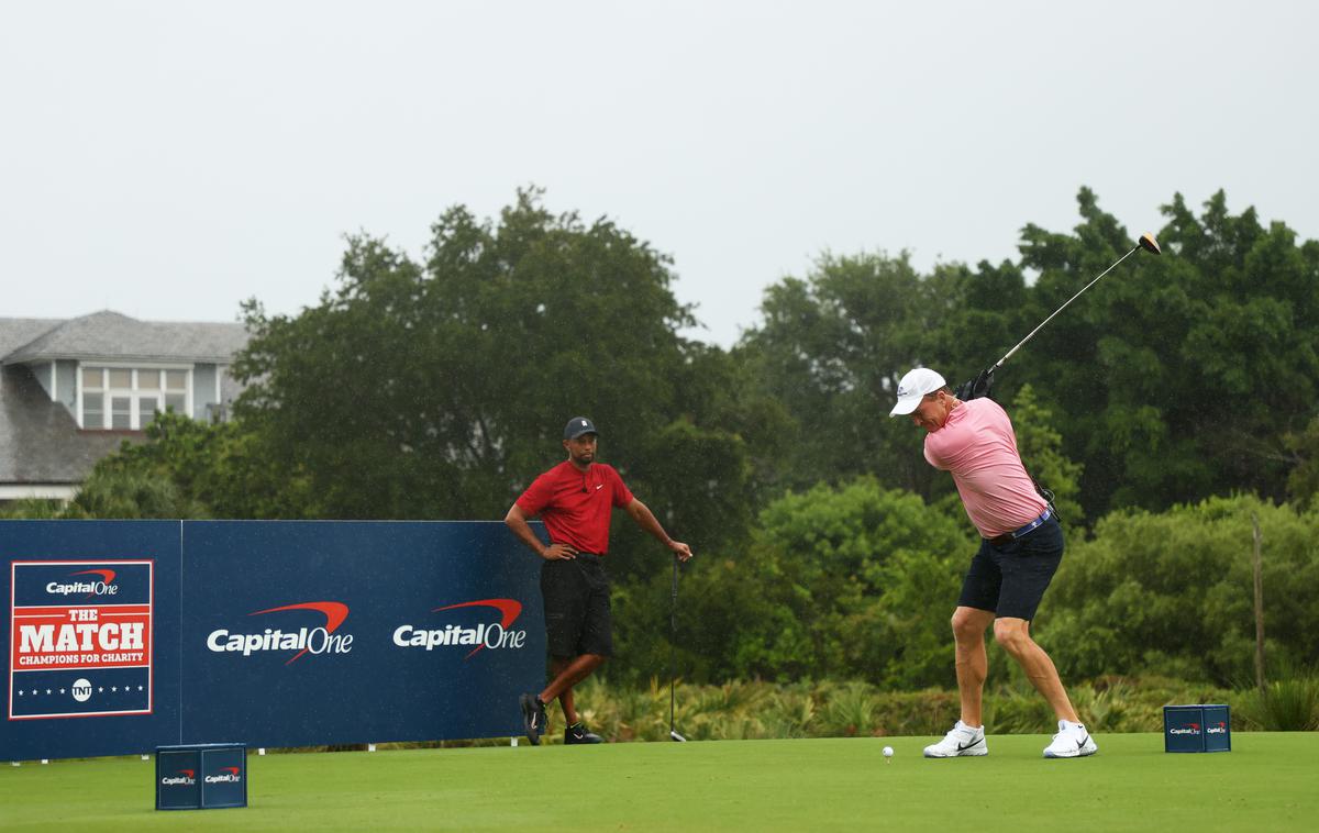 Peyton Manning | Nastopila sta tudi velikana golfa Tiger Woods in Phil Mickelson. | Foto Getty Images