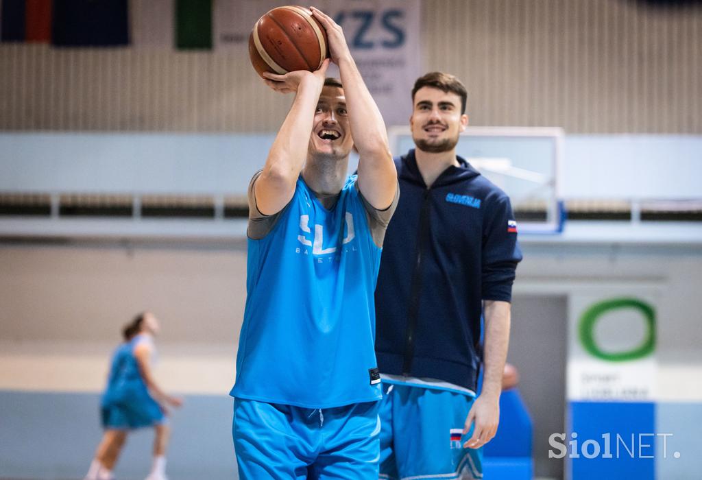 trening slovenska košarkarska reprezentanca