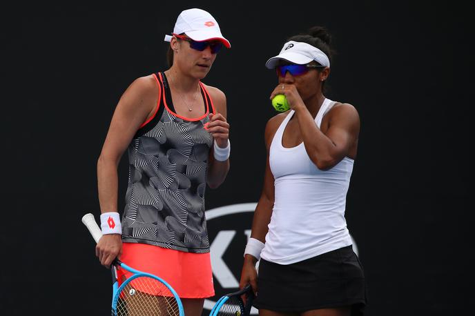 Katarina Srebotnik, Raquel Atawo | Katarina Srebotnik in Raquel Atawo sta v Dohi napredovala v drugi krog. | Foto Getty Images