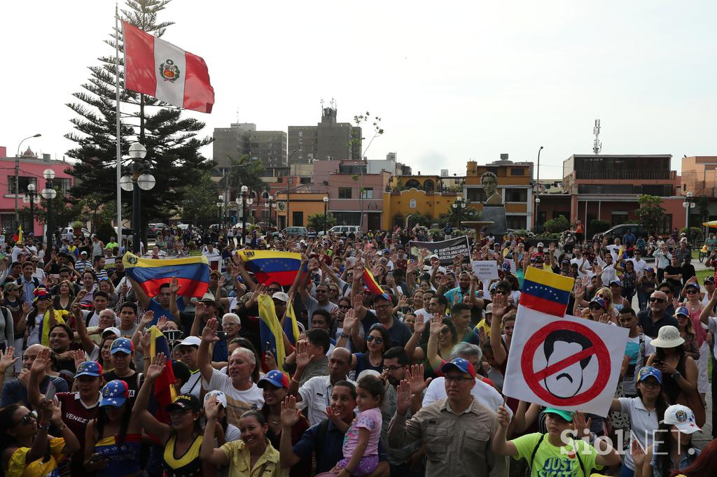 Venezuela Caracas protesti Maduro Guaido