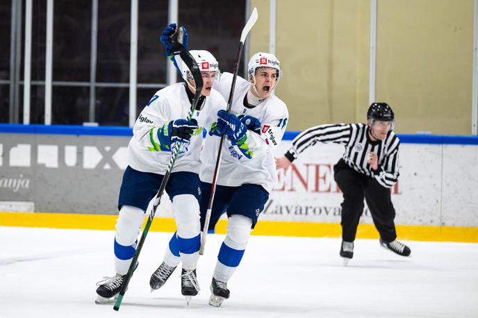 U20, slovenska hokejska reprezentanca do 20 let | Slovenci so za tretjo zmago s 5:2 premagali Estonijo. | Foto Domen Jančič/HZS