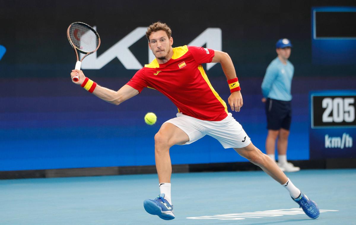 Pablo Carreno Busta | Pablo Carreno Busta je slavil že v prvem dvoboju. | Foto Guliverimage