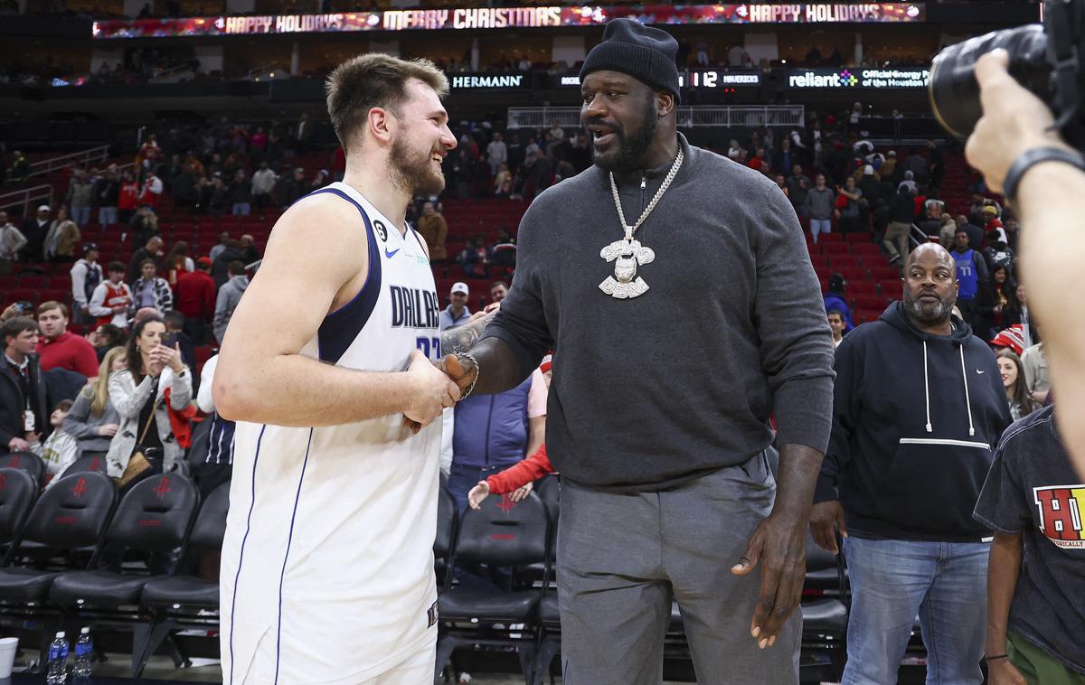 Luka Dončić Shaquille O'Neal | Luka Dončić je s 50 točkami postavil svoj strelski rekord sezone in je le za točko zaostal za najboljšim izkupičkom v karieri. | Foto Reuters