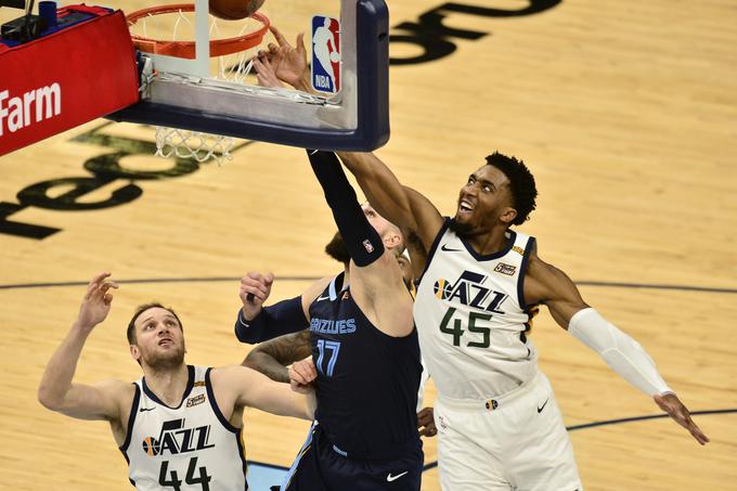 Donovan Mitchell je k zmagi Utaha prispeval 30 točk. | Foto: Guliverimage/Vladimir Fedorenko