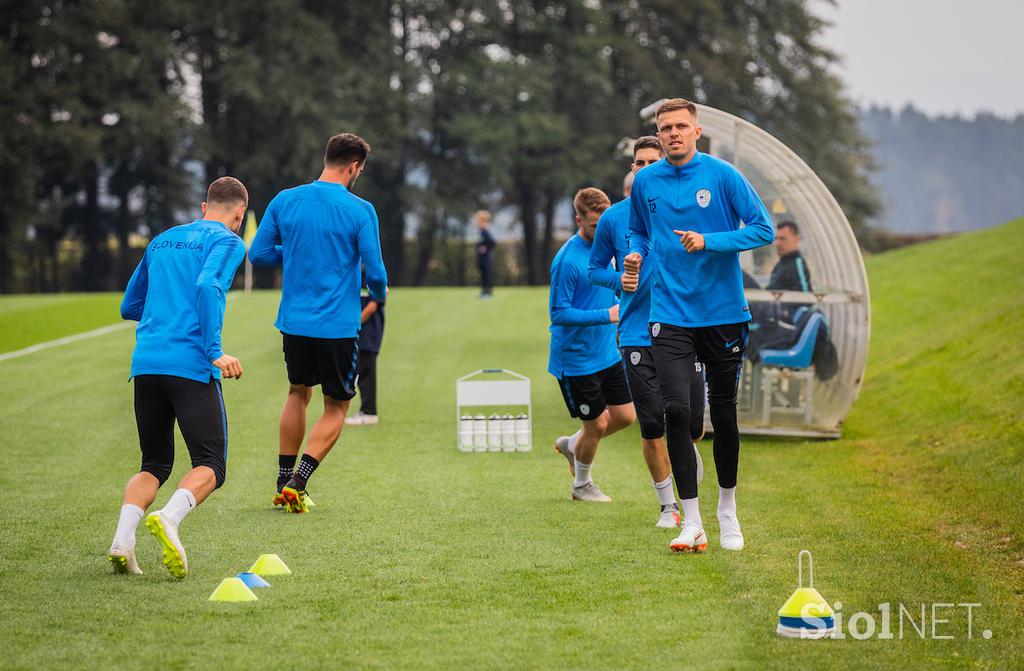 Slovenska nogometna reprezentanca Trening