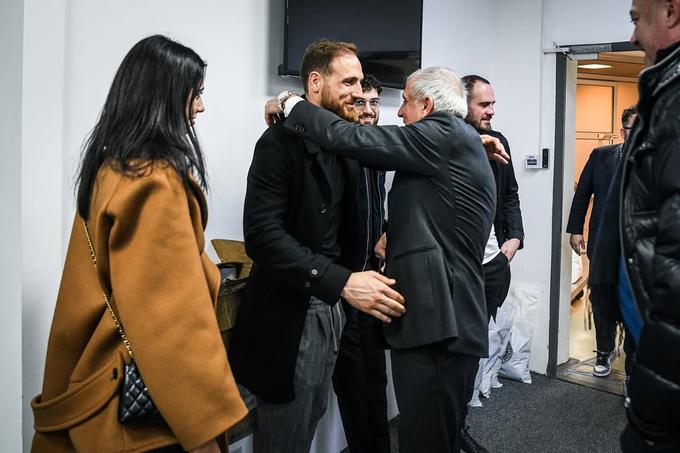 Jan Oblak Željko Obradović | Foto: Instagram/KK Partizan Mozzart Bet