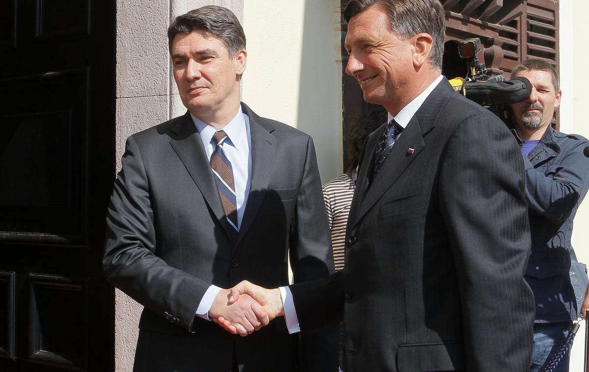 Borut Pahor Zoran Milanović | Foto STA