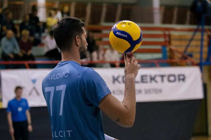 Calcit Volley, Uroš Pavlović | Kamničani so bili boljši od Novomeščanov. | Foto Klemen Brumec