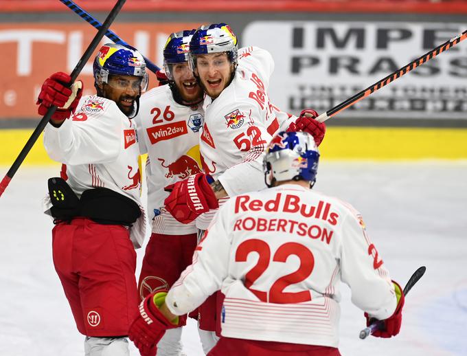 Salzburg se je sredi tedna prebil v četrtfinale lige prvakov, zdaj pa gostuje pri trenutno vodilnem Fehervarju. | Foto: EC-KAC/Pessentheiner