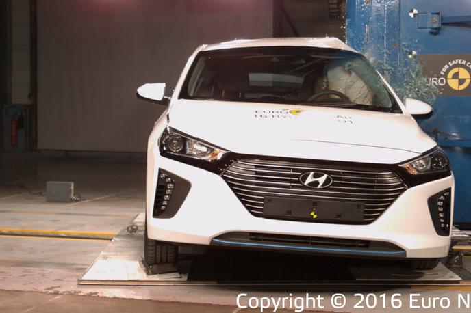 Hyundai Ioniq​ - varnostni test Euro NCAP | Foto EuroNCAP