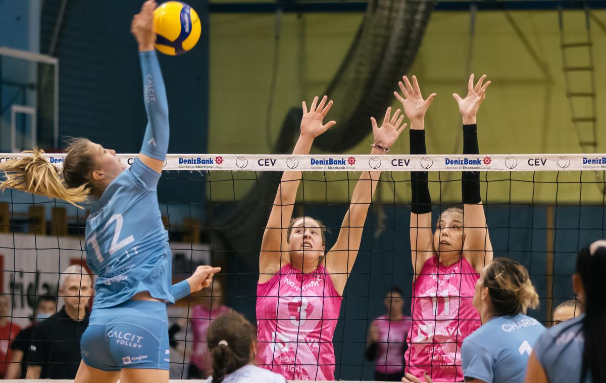 Calcit Volley - Nova KBM Branik | Kamničanke so prepričljivo slavile na derbiju. | Foto Klemen Brumec