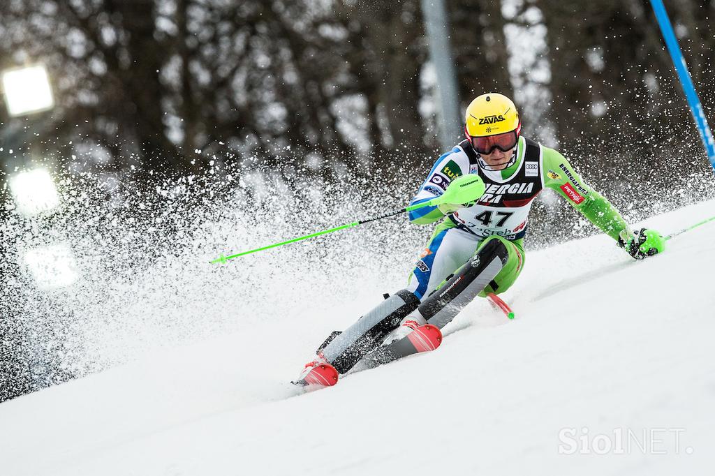 Slijeme moški slalom 2018