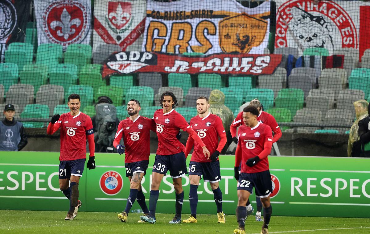 Olimpija Lille | Lille je jeseni dvakrat premagal ljubljansko Olimpijo. V osmini finala ga čaka Sturm z dvema slovenskima legionarjema. | Foto www.alesfevzer.com