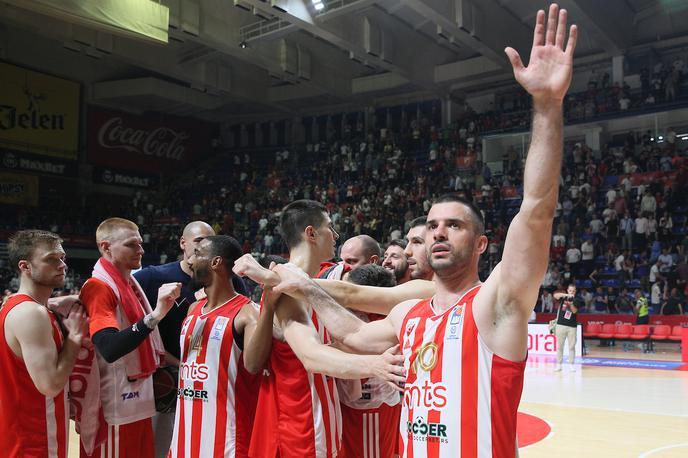 Crvena zvezda : Cedevita Olimpija, liga ABA, polfinale 3. tekma | Košarkarji Crvene zvezde v finalu vodijo z 2:0 v zmagah - igra se na tri dobljene tekme. | Foto Marko Metlaš/Sportida