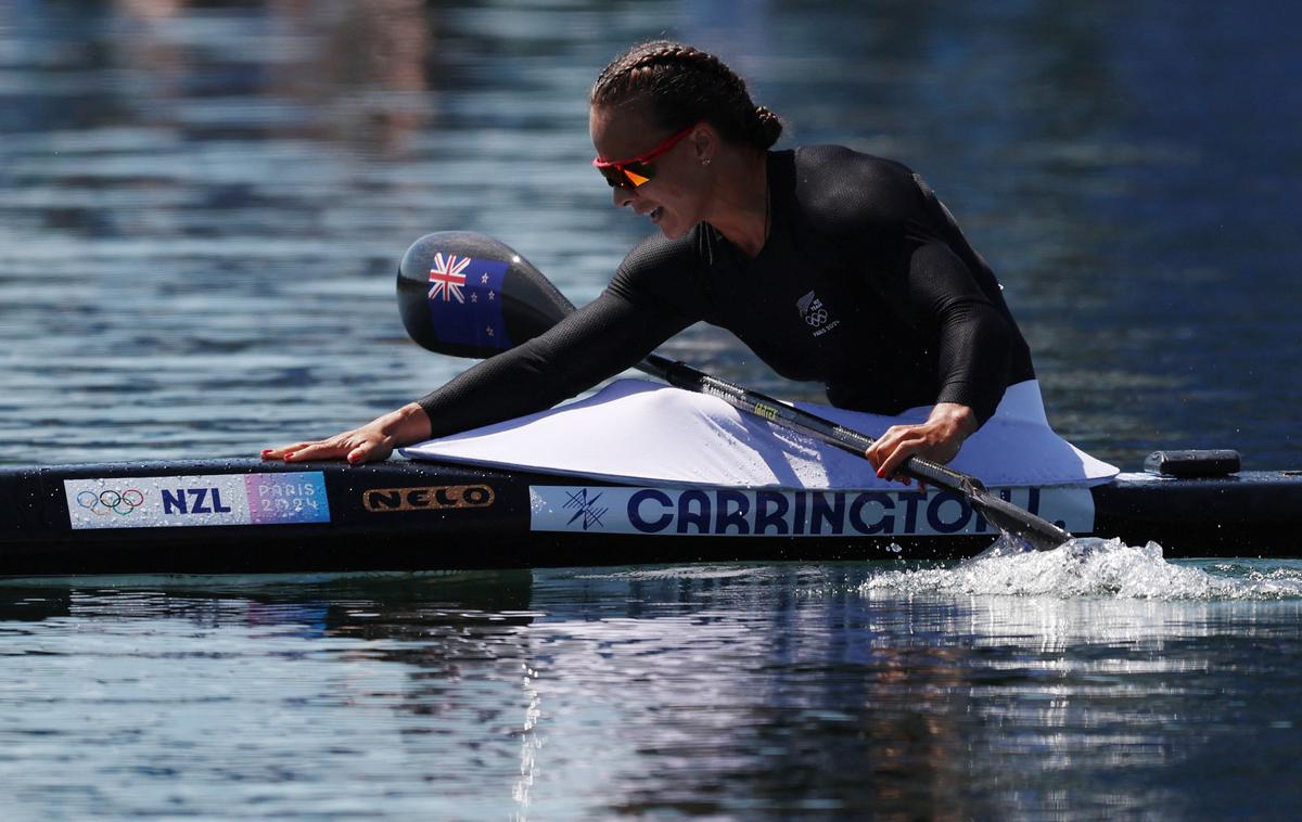 Lisa Carrington | Lisa Carrington je osvojila še tretje zlato v Parizu. | Foto Reuters