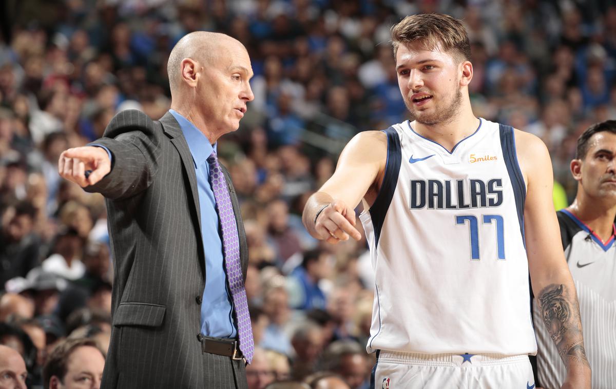 Luka Dončić | Trener Rick Carlisle je bil zadovoljen z igro Luke Dončića. | Foto Getty Images