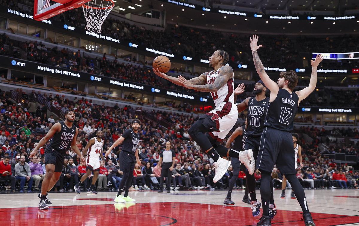 Chicago Bulls Brooklyn Nets | DeMar DeRozan je dal za Chicago 17 točk. | Foto Reuters