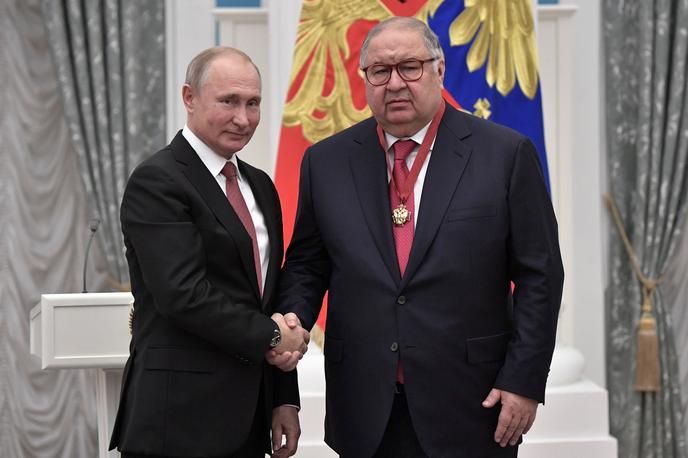 Alisher Usmanov | Ališer Usmanov v družbi ruskega predsednika Putina | Foto Reuters