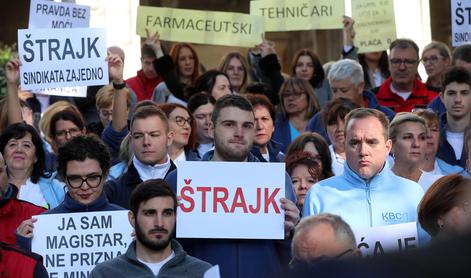 Na Hrvaškem stavka več tisoč zdravstvenih delavcev