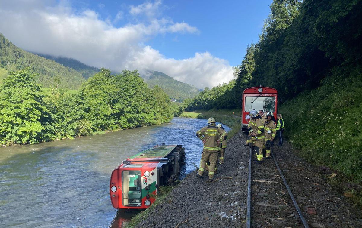 Nesreča vlak Avstrija | Foto feuerwehr-tamsweg.at