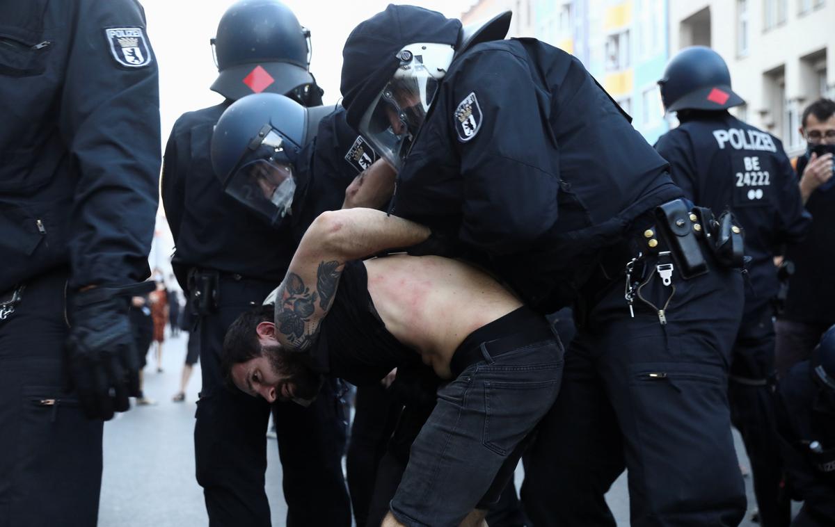 Protesti v Berlinu | Foto Reuters