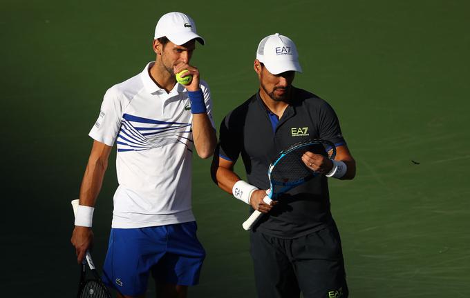 Novak Đoković in Fabio Fognini sta se v dvojicah prebila do polfinala. | Foto: Gulliver/Getty Images