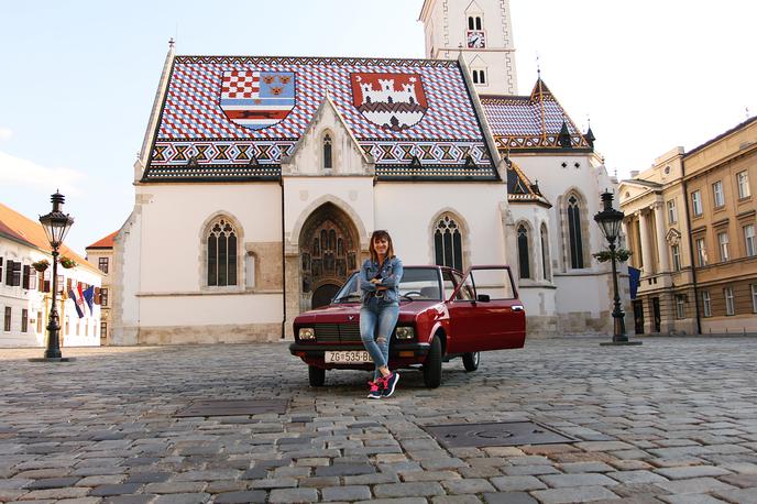 rent a Yugo | Antonija Buntak, avtorica in izvajalka nove zagrebške storitve Yugocar Adventure. | Foto Arhiv Yugocar Adventure