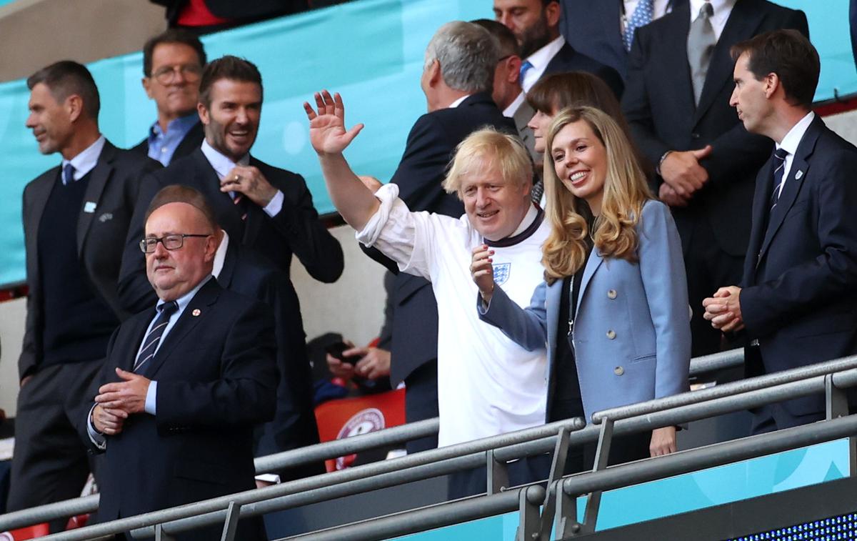 Anglija : Danska, Euro 2020, Boris Johnson | Boris Johnson je potrdil, da bo britanska vlada kaznovala rasistične opazke na spletu. | Foto Reuters