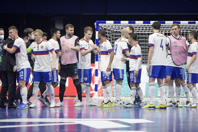 Rusi v primerjavi z Ukrajinci računajo tudi na tri naturalizirane Brazilce (Nando, Robinho in Paulinho). Rusija na svetovni jakostni lestvici futsala zaseda drugo mesto, Ukrajina pa je 11.    | Foto: Guliverimage/Vladimir Fedorenko