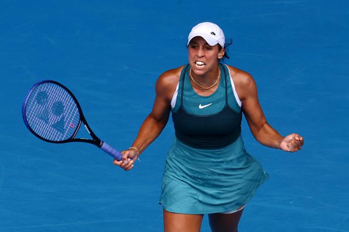 Američanka Madison Keys je premagala Ukrajinko Elino Svitolin in jo v polfinalu čaka Poljakinja Iga Swiatek. | Foto: Reuters