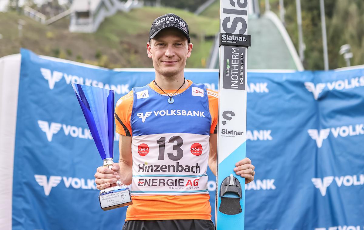 Anže Lanišek | Prihodnji konec tedna bodo skakalci in skakalke tekmovali na zadnjem prizorišču letošnjega poletnega grand prixa, v Klingenthalu. Slovensko zasedbo bo sestavljal tudi Anže Lanišek, ki je pred dnevi zasedel drugo mesto. | Foto Sportida