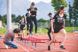 Skakalci skakalke trening Kranj