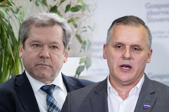 Igor Papič, Bojan Kumar | Ministrstvo za visoko šolstvo, znanost in inovacije bo vodil Igor Papič, ministrstvo za okolje, podnebje in energijo pa Bojan Kumer.  | Foto STA