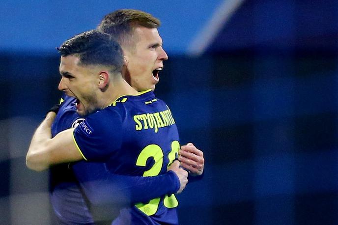 Dani Olmo | Dani Olmo in slovenski reprezentant Petar Stojanović verjetno ne bosta več dolgo časa soigralca pri zagrebškem Dinamu. | Foto Reuters